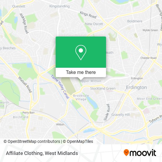 Affiliate Clothing map