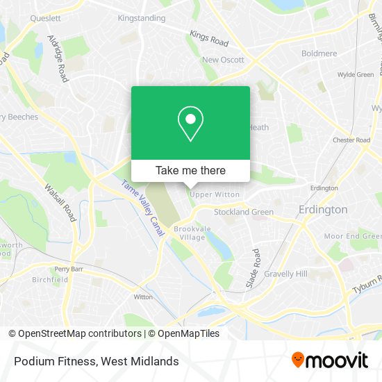 Podium Fitness map