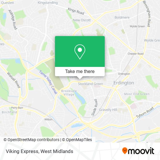 Viking Express map