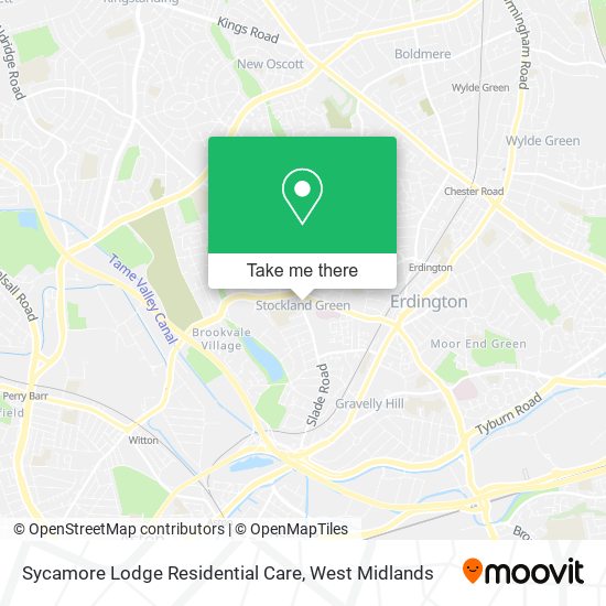 Sycamore Lodge Residential Care map