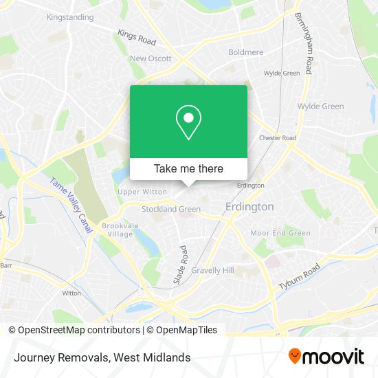Journey Removals map