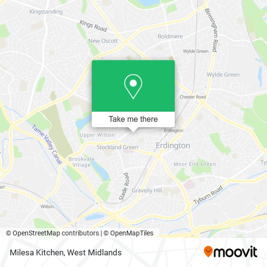 Milesa Kitchen map