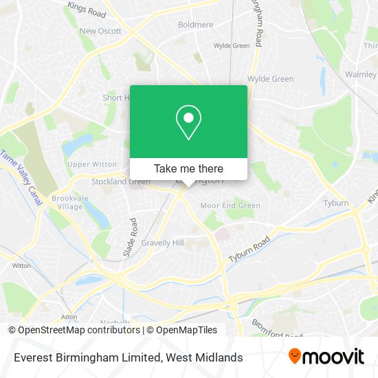 Everest Birmingham Limited map