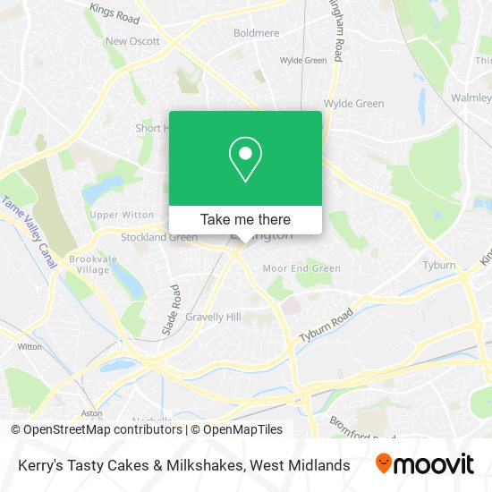 Kerry's Tasty Cakes & Milkshakes map
