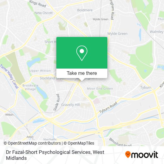 Dr Fazal-Short Psychological Services map