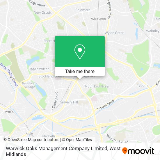 Warwick Oaks Management Company Limited map