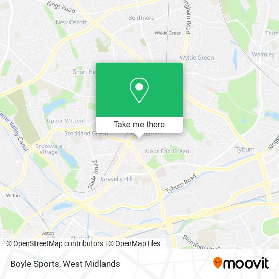 Boyle Sports map