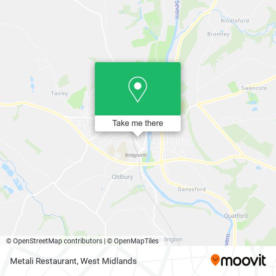 Metali Restaurant map
