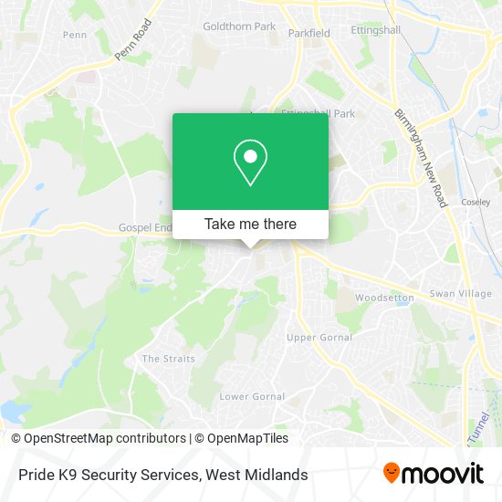 Pride K9 Security Services map