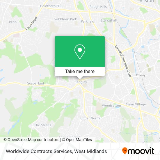 Worldwide Contracts Services map