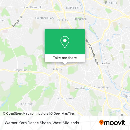 Werner Kern Dance Shoes map