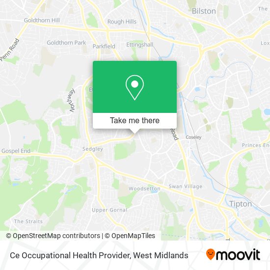 Ce Occupational Health Provider map