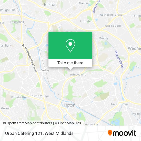 Urban Catering 121 map
