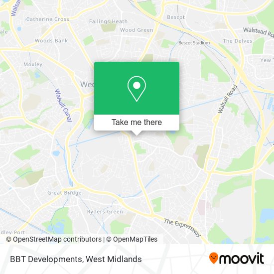 BBT Developments map