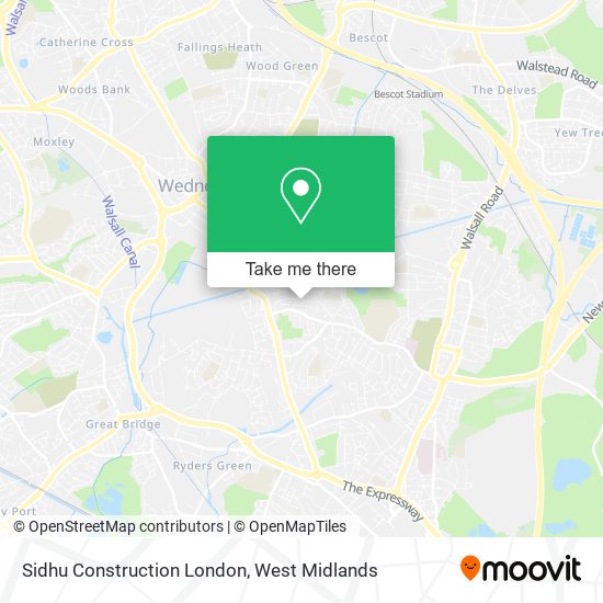 Sidhu Construction London map