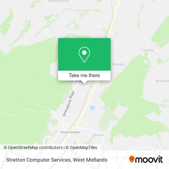 Stretton Computer Services map