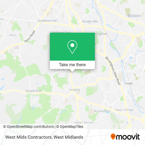 West Mids Contractors map