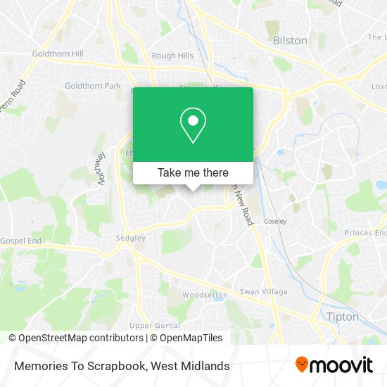 Memories To Scrapbook map