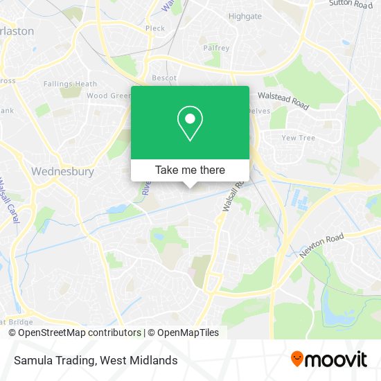 Samula Trading map