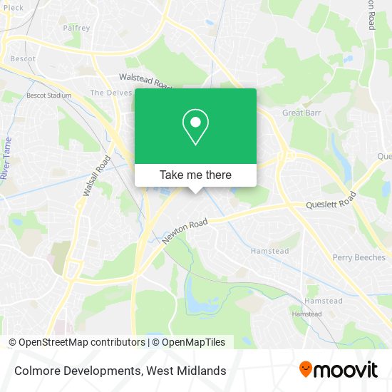 Colmore Developments map