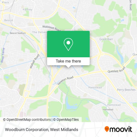 Woodburn Corporation map