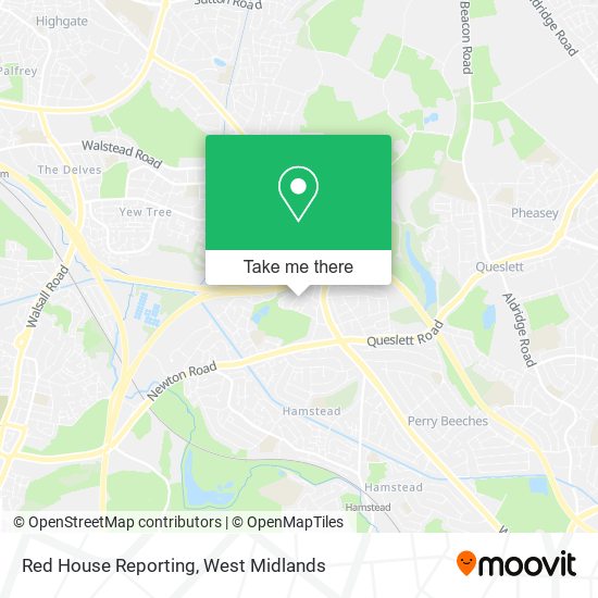 Red House Reporting map
