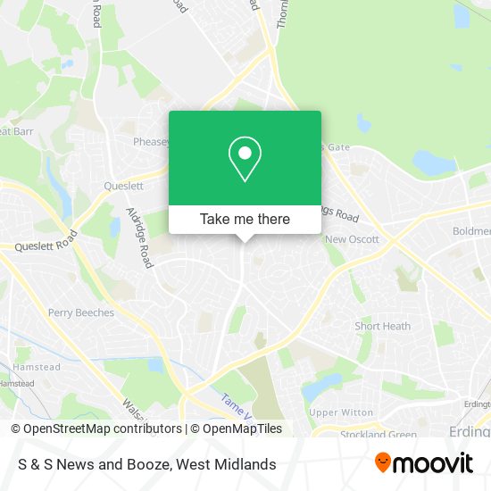 S & S News and Booze map
