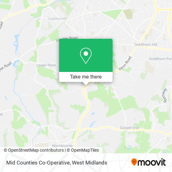 Mid Counties Co-Operative map