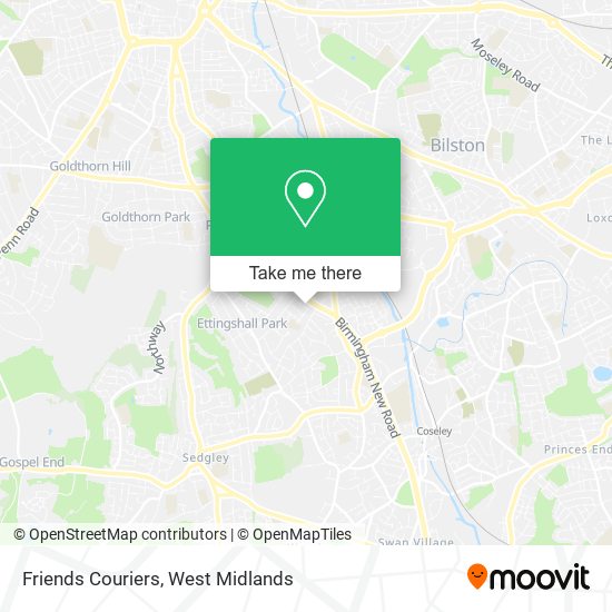 Friends Couriers map