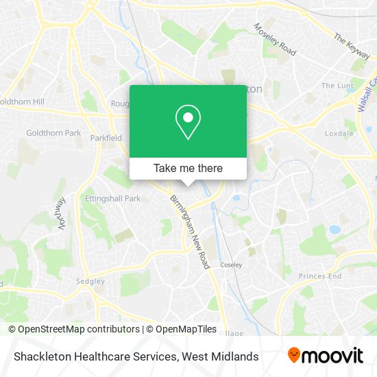 Shackleton Healthcare Services map