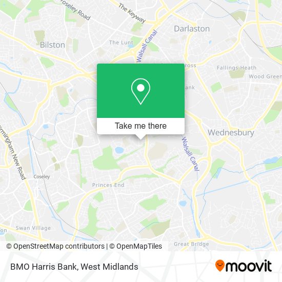 BMO Harris Bank map