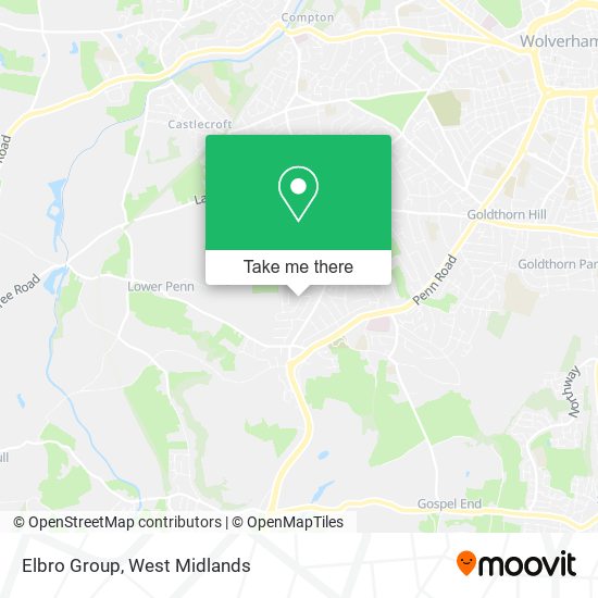 Elbro Group map