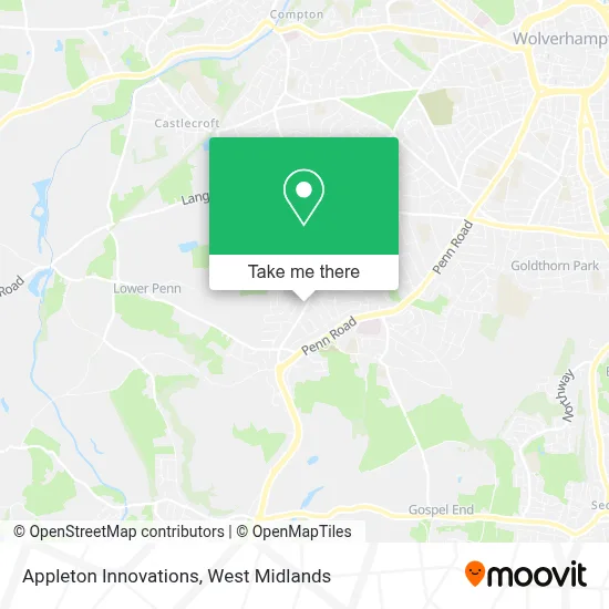 Appleton Innovations map