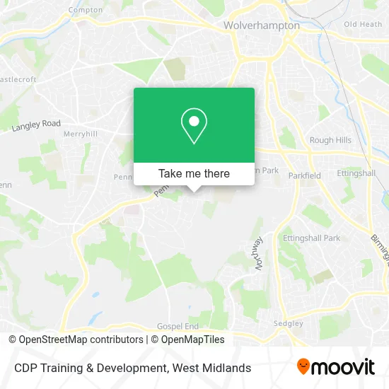 CDP Training & Development map
