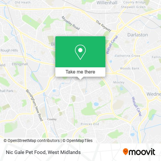 Nic Gale Pet Food map