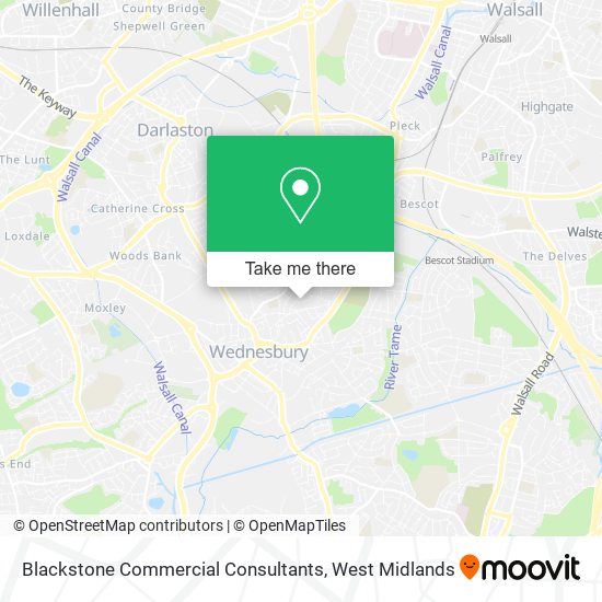 Blackstone Commercial Consultants map
