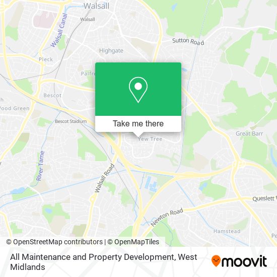 All Maintenance and Property Development map