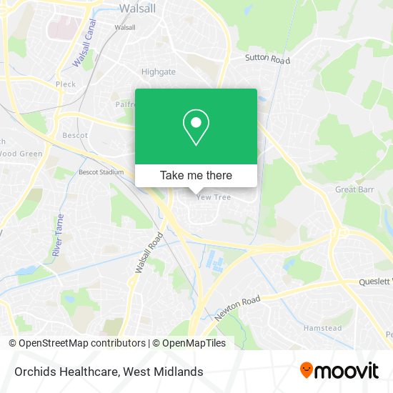 Orchids Healthcare map