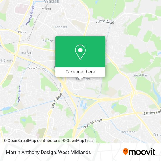 Martin Anthony Design map