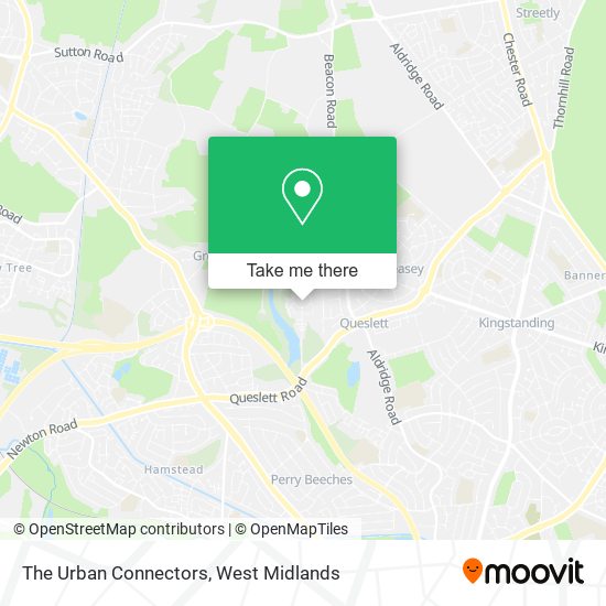The Urban Connectors map