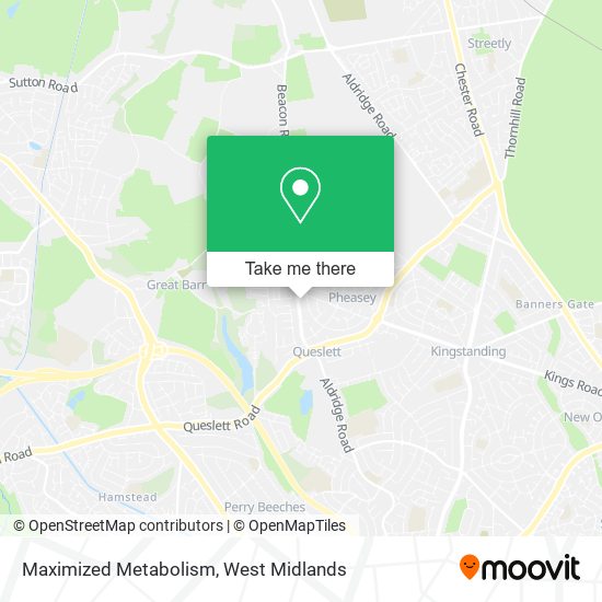 Maximized Metabolism map