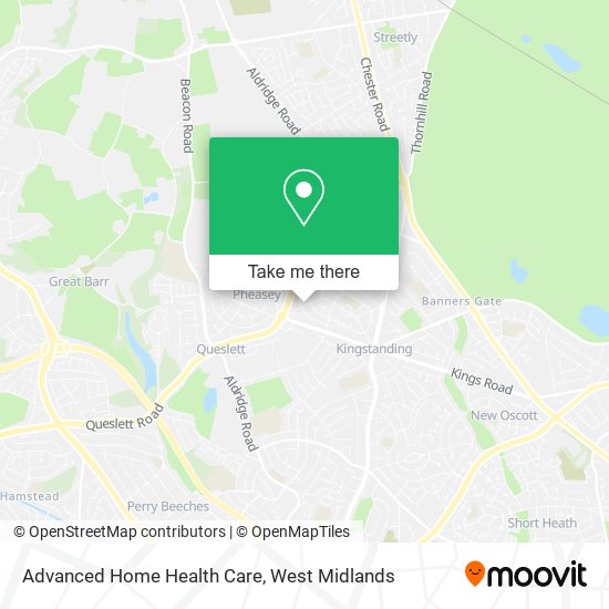 Advanced Home Health Care map