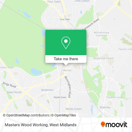 Masters Wood Working map