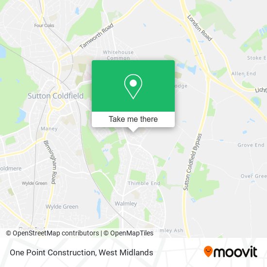 One Point Construction map