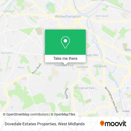 Dovedale Estates Properties map