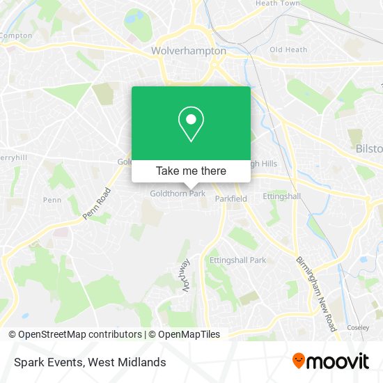 Spark Events map
