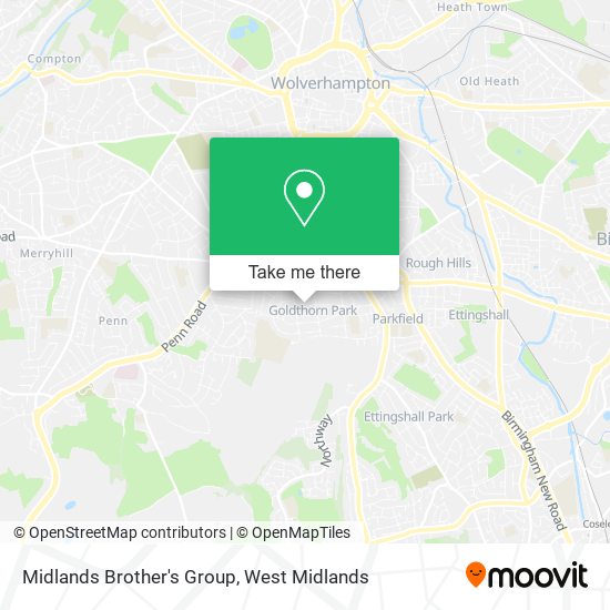 Midlands Brother's Group map