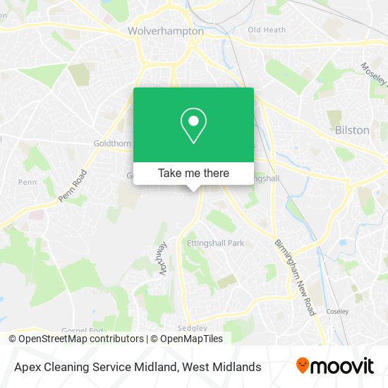 Apex Cleaning Service Midland map