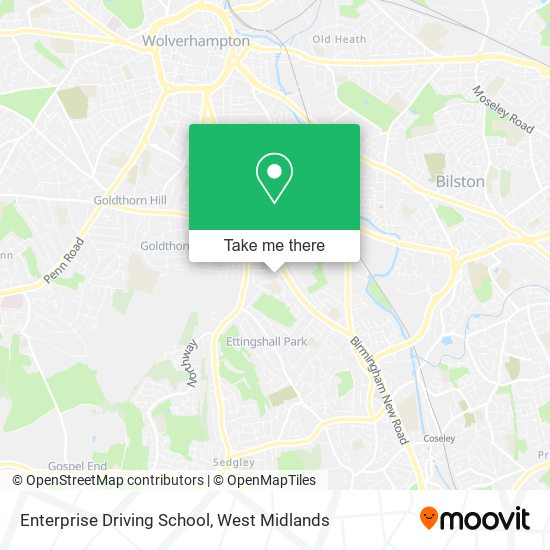 Enterprise Driving School map