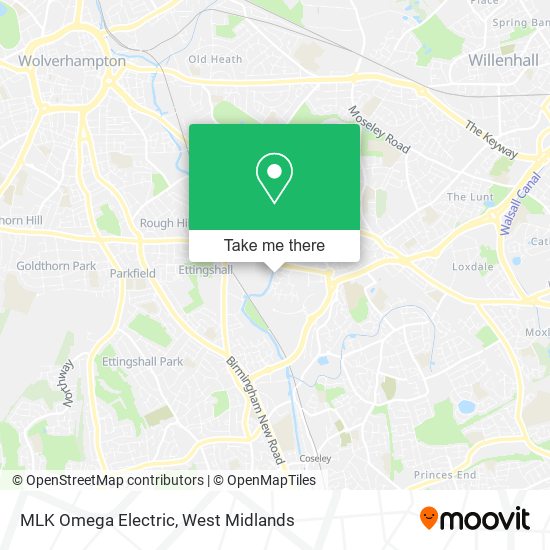 MLK Omega Electric map